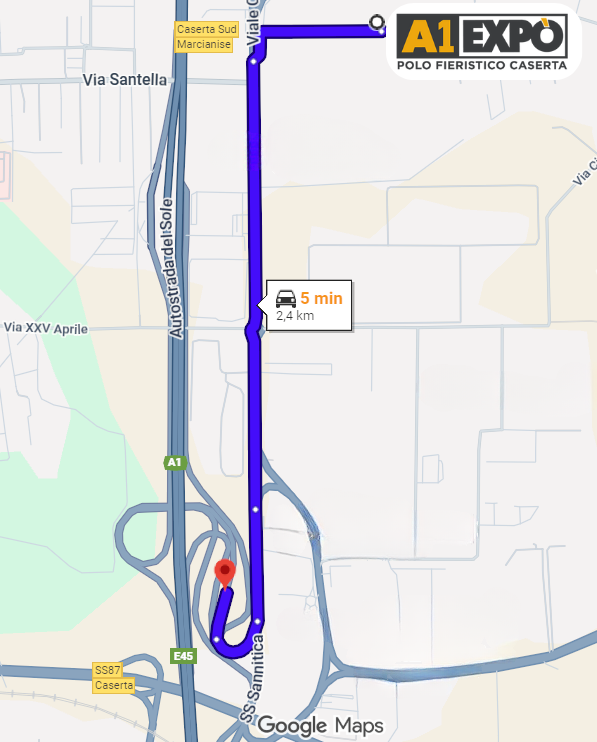 Mappa A1 Expo per sito